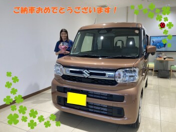 Ｍ様にスペーシアをご納車いたしました